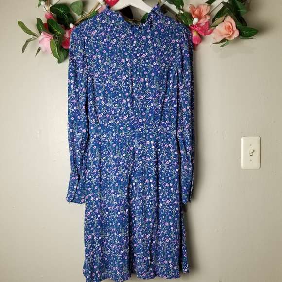 a loves a long sleeves floral dress size 6 - Picture 3 of 7